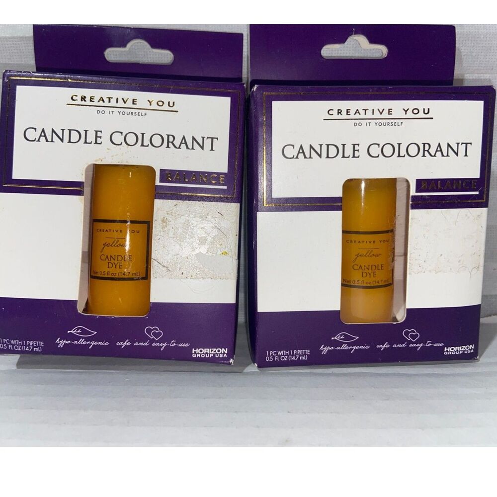 Liquid Candle Dye Creative You Candle Colorant Yellow & Yellow Vibrant Colors